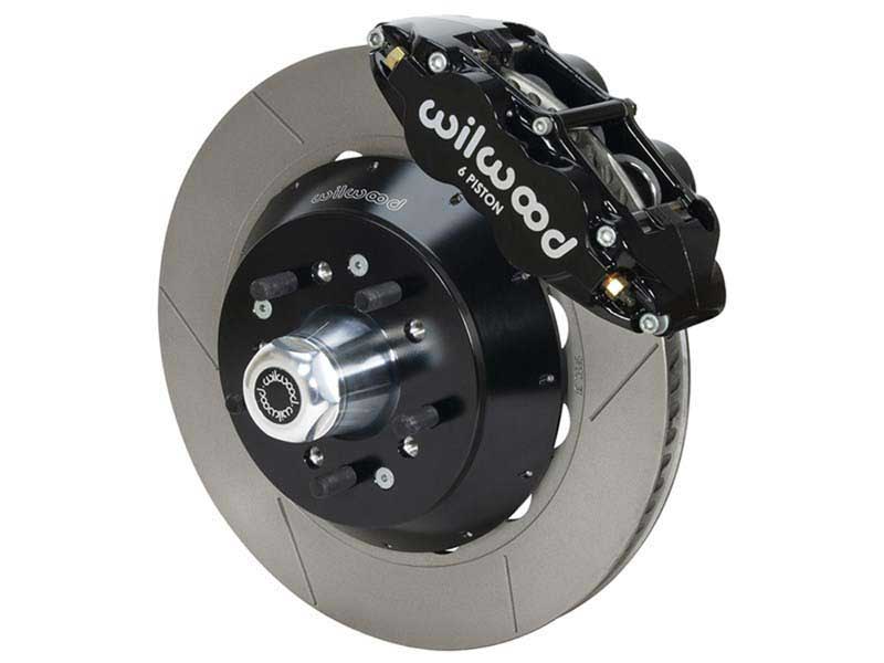 Wilwood 140-15910 Superlite 6 Front 13" Big Brake Kit, Hub, Black, Slotted, 1964-1974 GM A/F/X Body