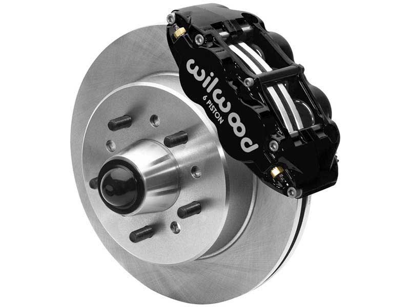 Wilwood 140-15940 SL6R 12" Front Big Brake Kit, Black, 1963-87 GM C10/C15 W/Drop Spindle