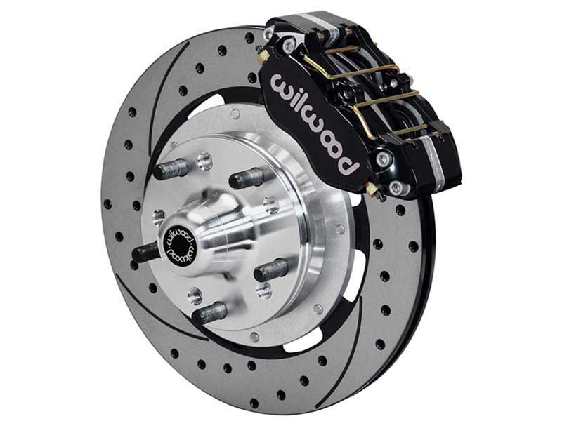 Wilwood 140-15981-D Dynapro Radial Front 12" Big Brake Kit Black, Drilled, 1970-1990 GM A/B/F/X Body