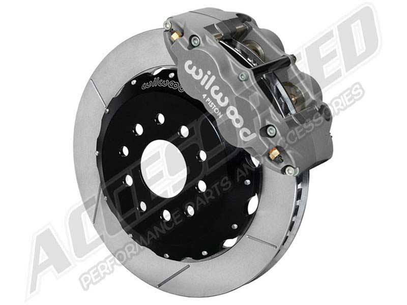 Wilwood 140-15996 FNSL4R Front Big Brake Kit, 13.06 Slotted Lug-Mount Road Race 2019-up Veloster