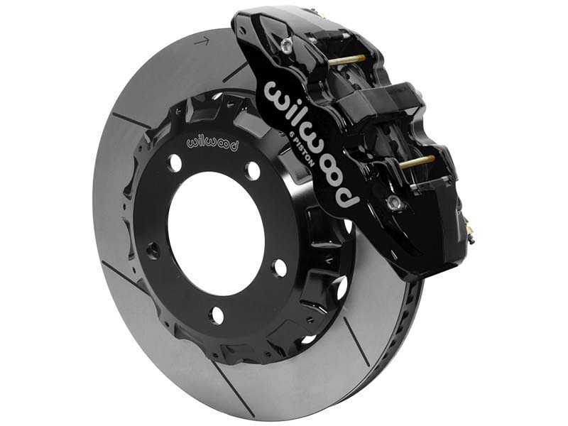 Wilwood 140-16046 AERO6 Front Big Brake Kit With Black Calipers For 2016-2018 Land Cruiser & LX570