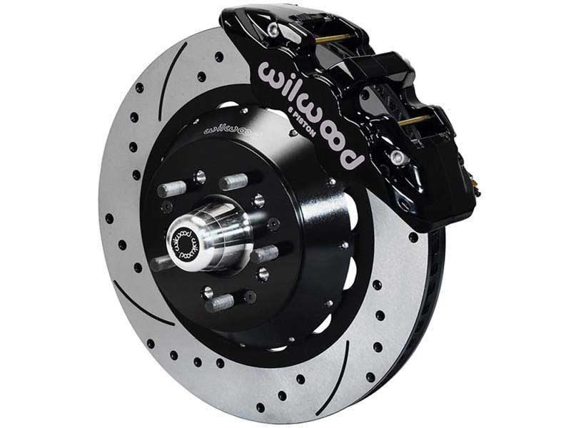 Wilwood 140-16209-D AERO6 Front Hub Big Brake Kit,14",Drilled WWE AFX ProSpindle