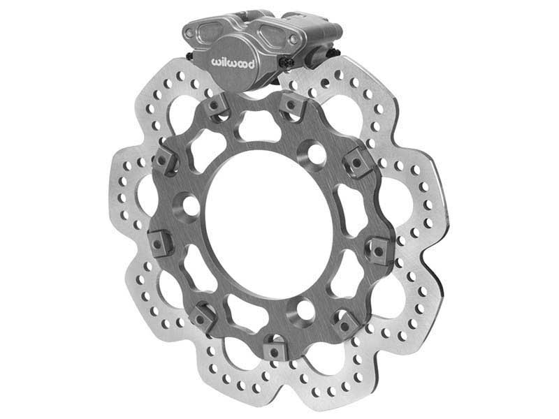 Wilwood 140-16431 GP200 Left Front Sprint Car Brake Kit 10.50" Scalloped Steel Rotor