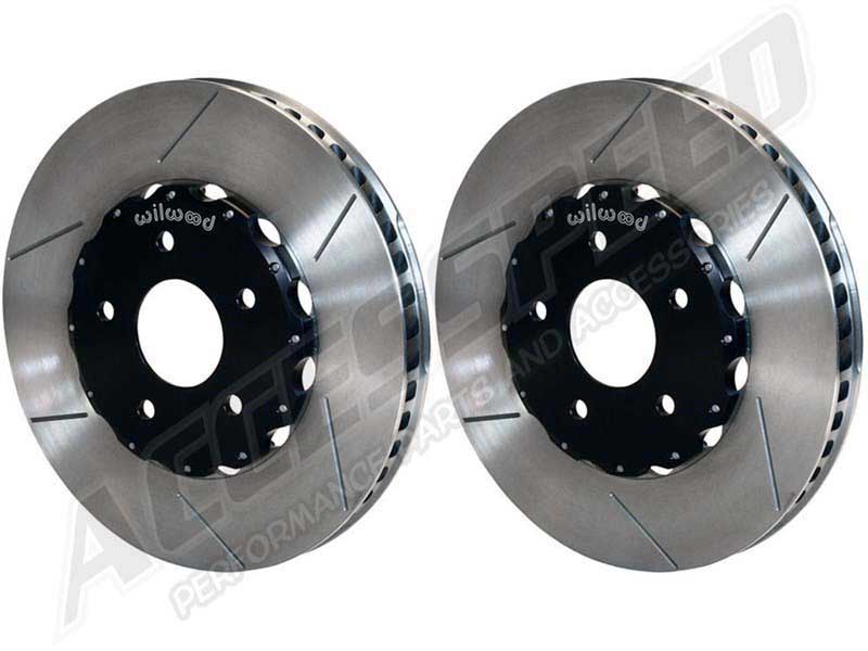 Wilwood 140-16530 ProMatrix Front Race Hat & Rotor Kit, 2-Piece, Slotted 1997-2013 Corvette C5/C6