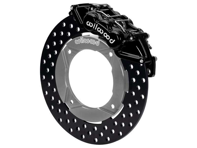 Wilwood 140-16626-D Front UTV6 Big Brake Kit, Black, Drilled Rotors for 2019-up Honda Talon 1000