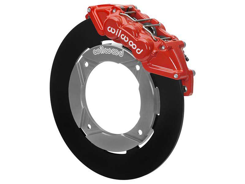 Wilwood 140-16626-R Front UTV6 Big Brake Kit, Red, Plain Rotors for 2019-up Honda Talon 1000