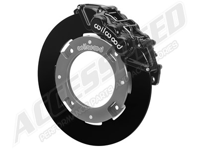 Wilwood 140-16628 Front UTV6 Big Brake Kit, Black, Plain Rotors for 2017-2023 Can-Am Maverick X3
