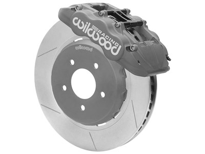 Wilwood 140-16666 GN4R-ST Front 13" Race Big Brake Kit, Anodized Gray 2005-2014 Mustang w/ Lines