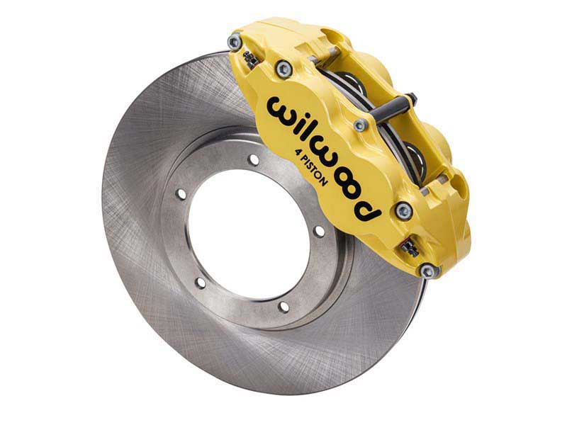 Wilwood 140-16681-Y FNSL4R Front Big Brake Kit 11.10" Yellow 1984-1989 Porsche 911-3.50" MT w/Lines