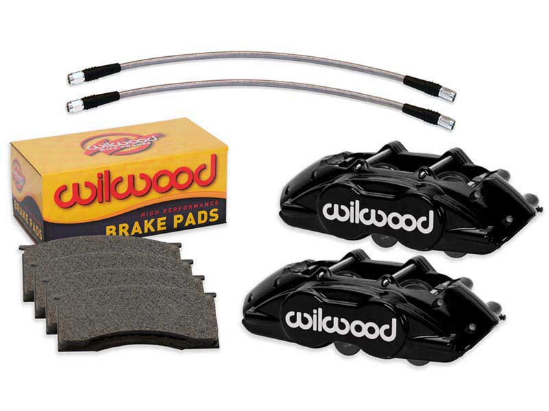 Wilwood 140-16799-BK Black D11 Front Caliper Kit, 1965-1967 Mustang Cougar Fairlane Ranchero Falcon