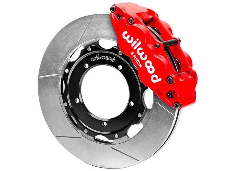 Wilwood 140-16937-R FNSL4R Front 12" Big Brake Kit, Red for 1969-1974 Porsche 911 w/3" MT