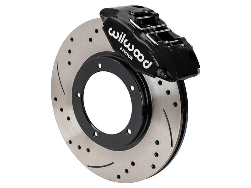 Wilwood 140-16946-D Powerlite Front 11" Big Brake Kit, Drilled, Black 1969-1974 Porsche 911 w/3" MT