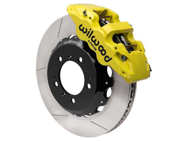 Wilwood 140-17100-Y AERO6 14" Front Brake Kit w/Lines, Yellow, 1999-2012 Porsche 911 Boxster Cayman