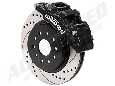 Wilwood 140-17284-D AERO6-DM 13" Front Big Brake Kit, Black, Drilled for 2015-2023 4Runner & GX460