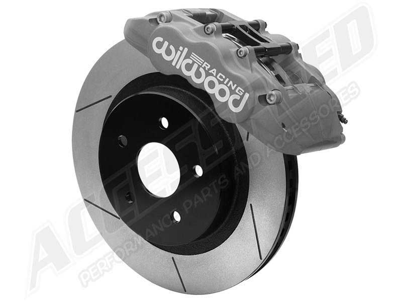 Wilwood 140-17287 AV6R Front 13.28" Big Brake Kit w/Lines, Gray Ano, Slotted, 2015-2020 Toyota LC70