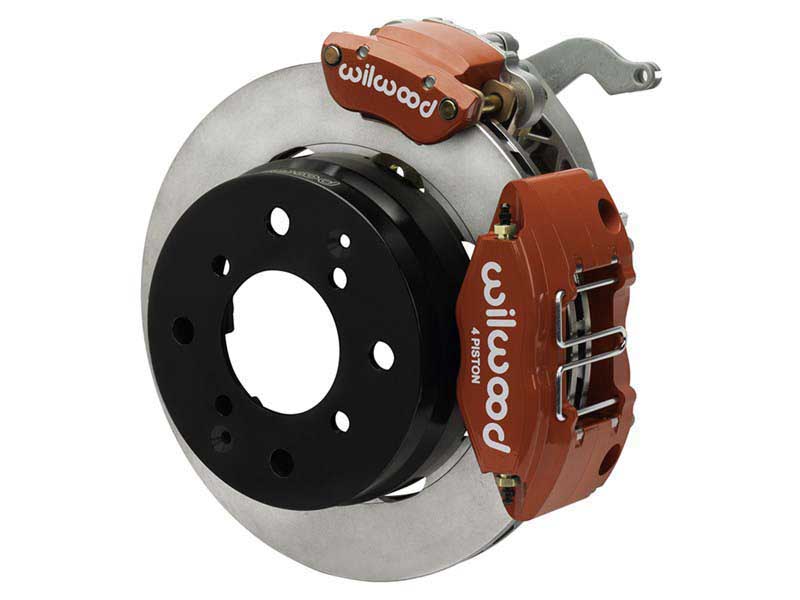 Wilwood 140-17475-R Powerlite/MC4 Rear 11.38" Brake Kit w/Lines & Cables, Red, 1970-1976 Porsche 914