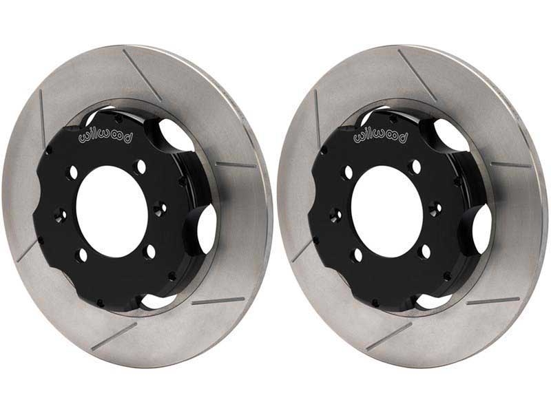 Wilwood 140-17645 Rear Slotted Rotor Upgrade Kit for 2001-2005 Mazda Miata NB W/Sport Suspension