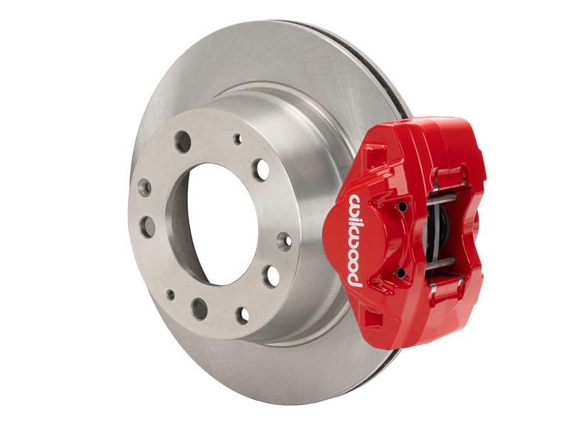 Wilwood 140-17656-R D31 11.42” Rear Brake Kit W/Lines, Red for 1984-1989 Porsche 911 W/3.00 Mount