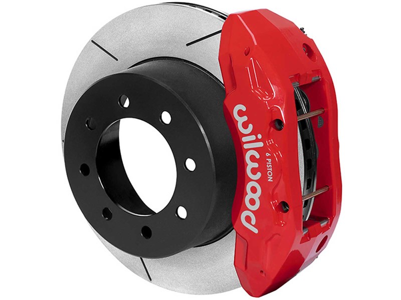 Wilwood 140-17697-R TX6-DM 15.5" Rear Big Brake Kit W/Lines, Red for 2023-up Ford F250/F350 4WD