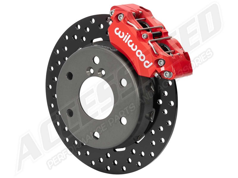Wilwood 140-17946-DR Dynapro 11.75" Front Brake Kit, Red, Drilled for 2024-up Can-Am Maverick 6 Lug