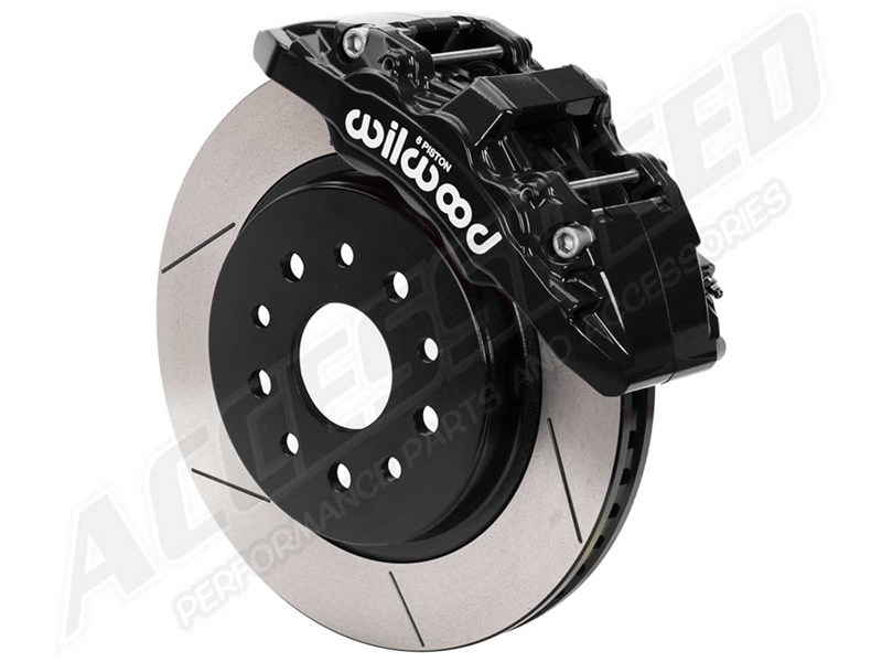 Wilwood 140-17955 AERO6-DM Front 13.25" Big Brake Kit Black Slotted for 2022-2024 MBZ Sprinter 2500