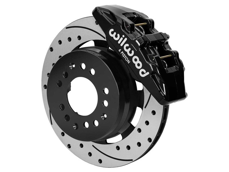 Wilwood 140-17984-D DPR6 12" Front Brake Kit Drilled Art Morrison, Roadster Shop Wilwood Spindles