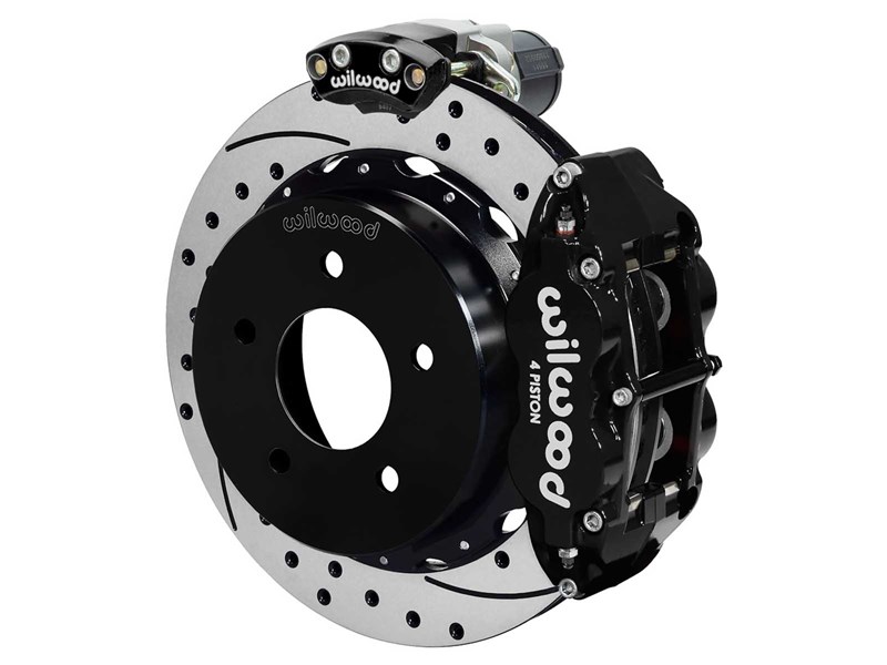 Wilwood 140-18044-D Superlite 13" Rear EPB Brake Kit, Black, Drilled 1988-98 GM C1500 5-Lug 3.25 O/S