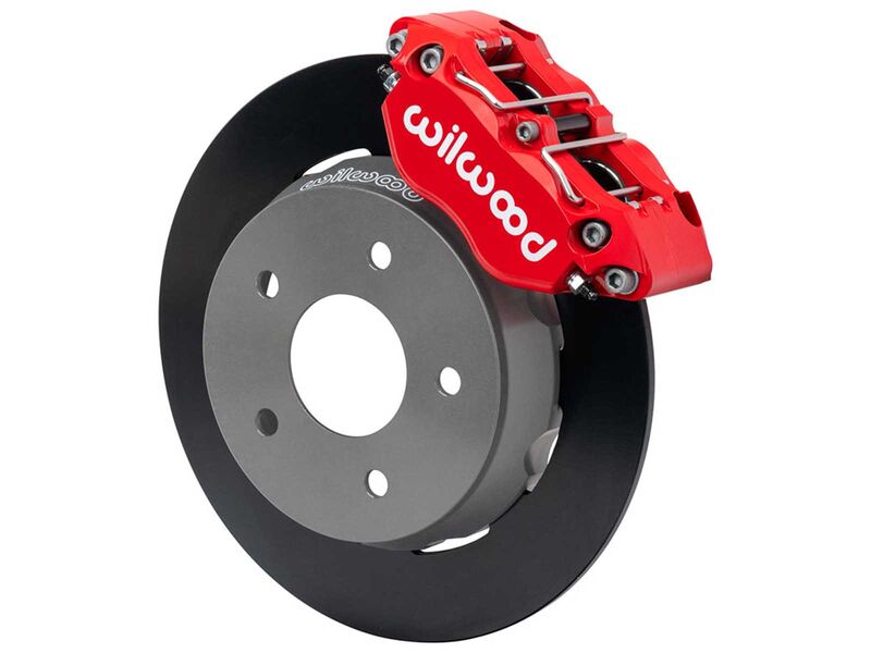 Wilwood 140-18059-R Front Big Brake Kit, Red, Plain Rotors, 2022-up Polaris RZR Turbo & Pro R 5-Lug