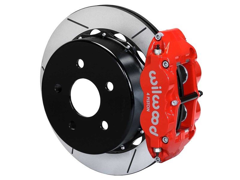 Wilwood 140-18076-R Rear 13.5" Superlite 4R Big Brake Kit Red Slotted for 2020-2021 Jeep Gladiator