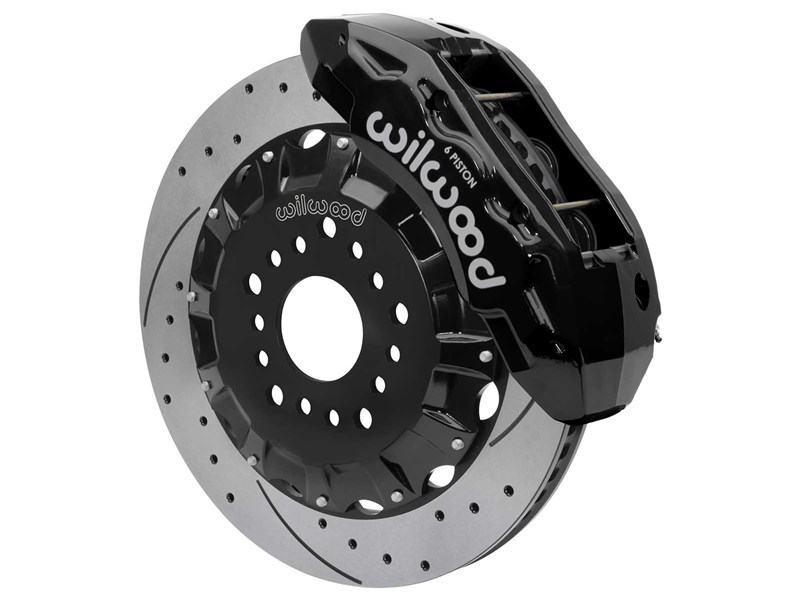 Wilwood 140-18123-D TX6R 16" Big Brake Kit Black Drilled for 1963-1987 C10 With Wilwood ProSpindles