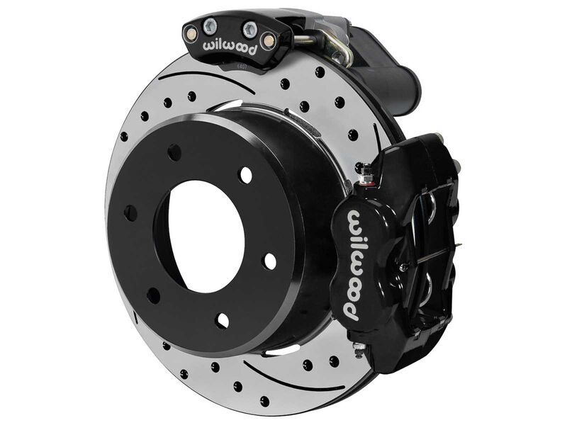 Wilwood 140-18159-D Dynalite Rear 12.19" EPB Brake Kit, Drilled, Black, 1971-91 Blazer 4x4 2.46" OS