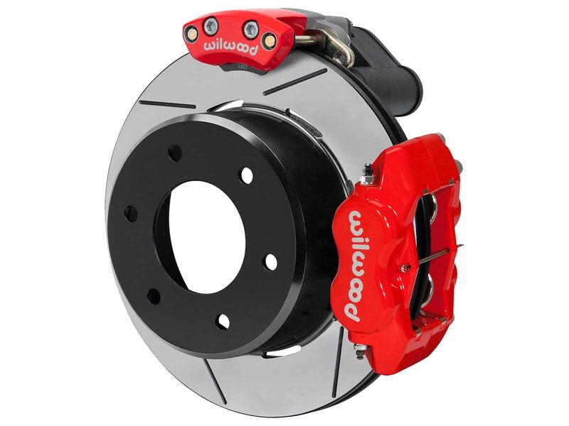 Wilwood 140-18159-R Dynalite Rear 12.19" EPB Big Brake Kit, Red for 1971-1991 GM Blazer 4x4 2.46" OS