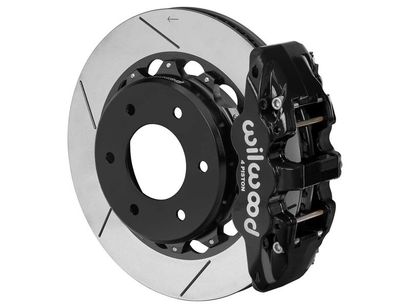 Wilwood 140-18162 AERO4 Rear 14" Big Brake Kit, Black for 1971-1991 GM Blazer 4x4 2.46" Offset