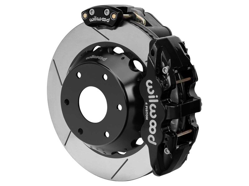 Wilwood 140-18163 AERO4 Rear 14" EPB Big Brake Kit, Black for 1971-1991 GM Blazer 4x4 2.46" Offset