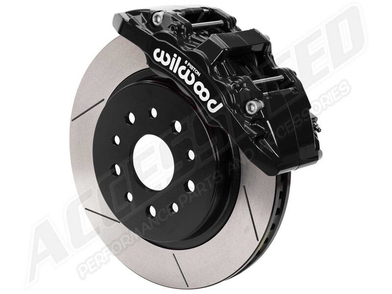 Wilwood 140-18208 AERO6-DM Front 13.38" Big Brake Kit w/ Lines, Black for 2013-2018 Ram 1500 4WD