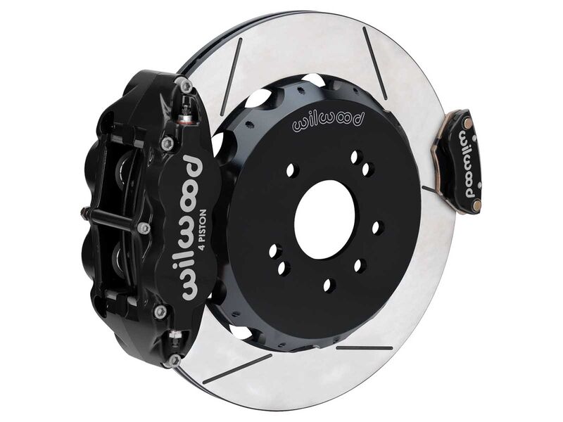 Wilwood 140-18271 FNSL4R MC4 Rear 13.50" Big Brake Kit, Black for 1989-1998 Nissan 240SX