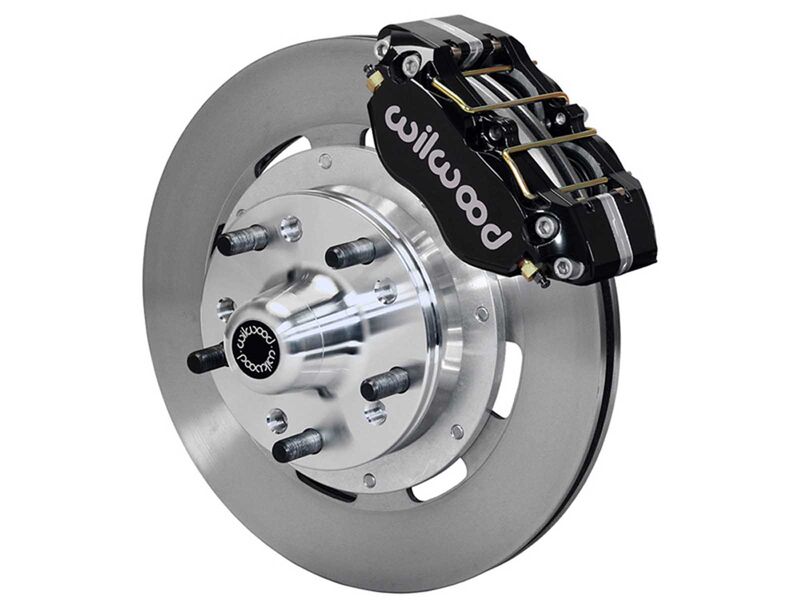 Wilwood 140-18358 FDL Pro 11" Front Hub Brake Kit, Black, Fits 1955-1957 Chevrolet W/Drop Spindle