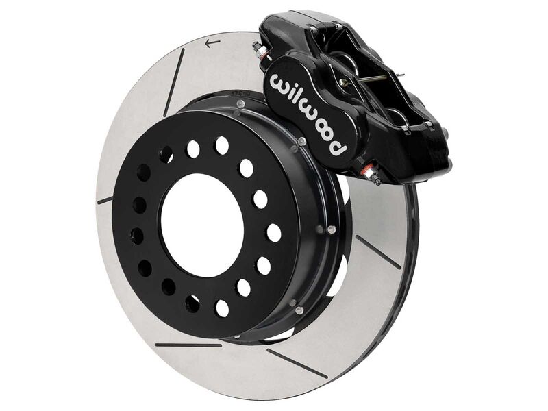 Wilwood 140-18364 Dynalite Front 11.38" Big Brake Kit, Black for Roadster Shop Mustang II Spindle