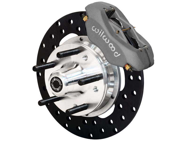 Wilwood 140-2712-BD Dynalite Front Drag Brake Kit Drilled for CDP 62-72 B & E Body 9" Drum
