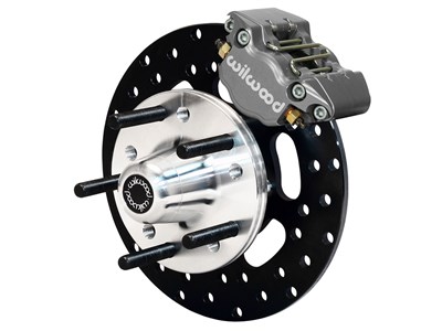Wilwood 140-4399-BD Dynapro Single Front Drag Brake Kit with Drilled Rotors for Chassis Engineering