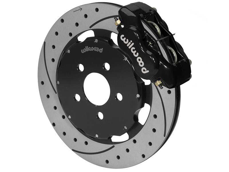 Wilwood 140-6376-D Dynalite 12.19" Front Big Brake Kit, Drilled, Black, Neon SRT-4 & PT Cruiser