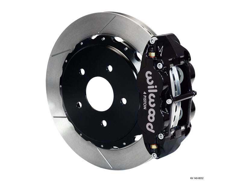 Wilwood 140-8032 Superlite 4 Rear 13" Big Brake Kit, Black, Slotted, 1997-2004 Corvette C5/Z06