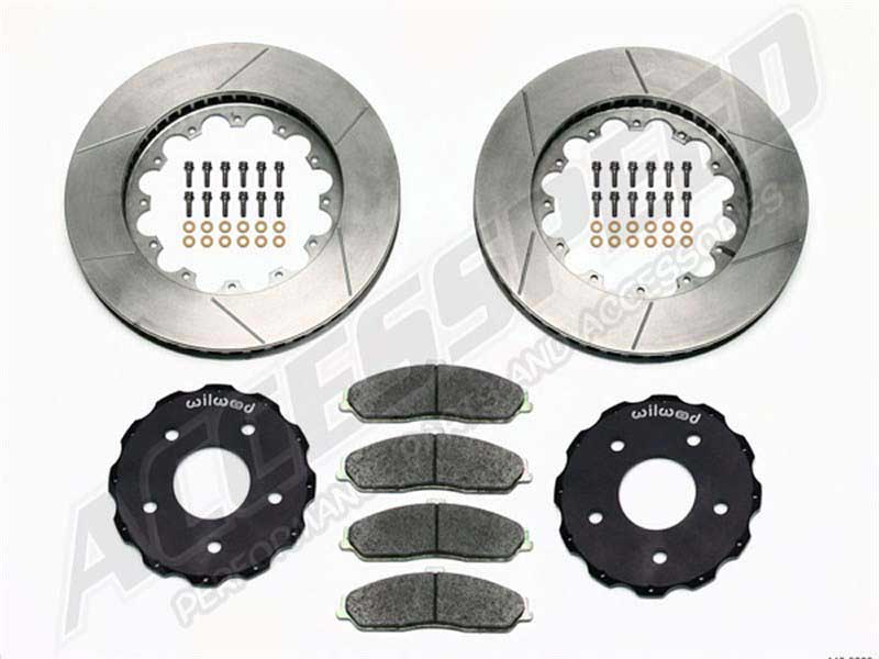 Wilwood 140-8314 ProMatrix Rear Slotted 2-Piece Rotor & Pad Kit for 1988-1996 Chevrolet Corvette C4