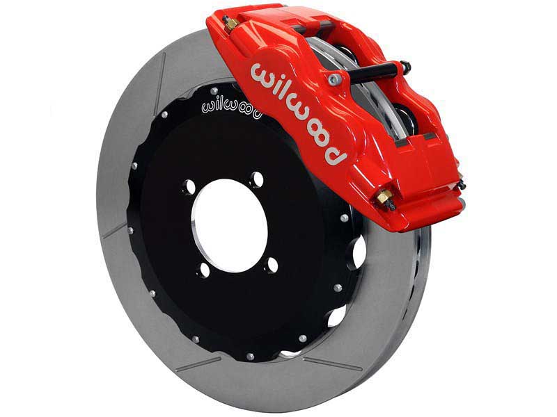 Wilwood 140-8335-R Superlite 4 Front 13" Big Brake Kit, Slotted, Red, 2004-2006 Scion, 2000-05 Echo