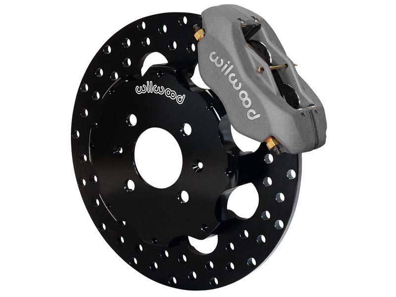 Wilwood 140-8442-D Dynalite Front Drag Brake Kit, Drilled Integra/Civic w/Fac.262mm Rtr
