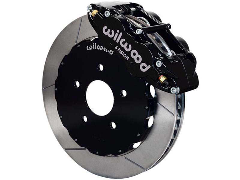 Wilwood 140-8753 Superlite SL6R Front 13" Big Brake Kit, Black, Slotted, 2004 2005 2006 Pontiac GTO