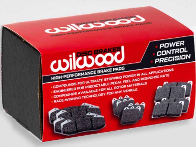 Wilwood 150-10-D0202K BP-10 Brake Pad Set, Plate #D202