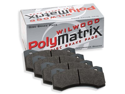 Wilwood 150-15193K Poly-Carbon Matrix Brake Pad Set, Pad #6617 W6A /W4A, AERO 4/6 (.670")