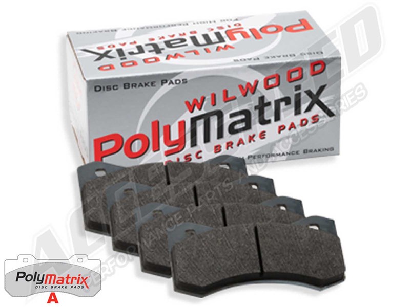 Wilwood 15A-5936K-B PolyMatrix-A Bedded Brake Pad Set, 8716A, ALCON