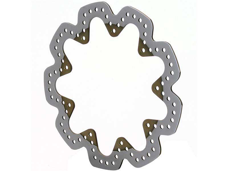 Wilwood 160-10717 Brake Rotor- Stainless Scalloped 10.50 x .160 - 9 on 7.00"